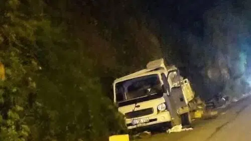 Giresun Keşap yolunda kamyonet devrildi 1 can kaybı