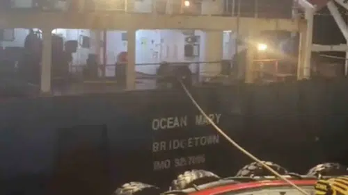 Çanakkale Boğazı’nda yük gemisi arıza yapınca trafik durma noktasına geldi