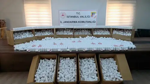 İstanbul jandarmasından dev uyuşturucu operasyonu