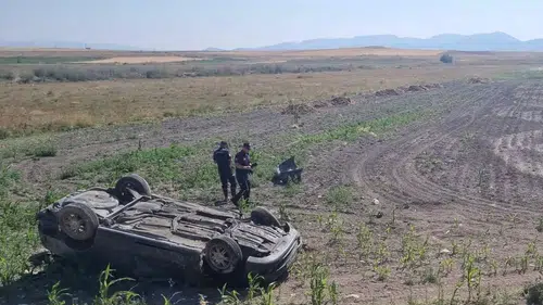 Kayseri Bünyan yolunda feci kaza iki can kaybı yaşandı