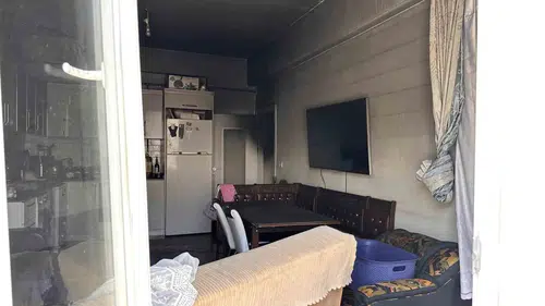Kastamonu'da kapıcı dairesinde korkutan yangın