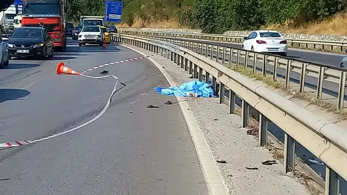 Manisa’da motosiklet kazası Bir kişi hayatını kaybetti