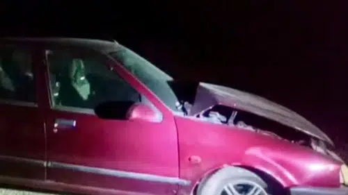 Çankırı yolunda iki araç hurdaya döndü ama kimse yara almadı