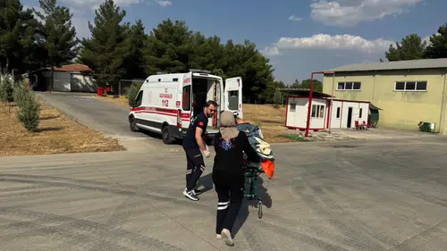 Siirt'te yaylada mahsur kalan hastayı helikopter kurtardı