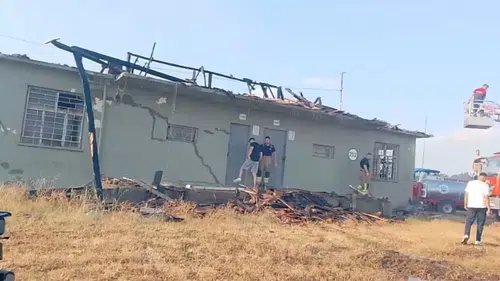 Edirne Meriç'te anız yangını ormanı sardı