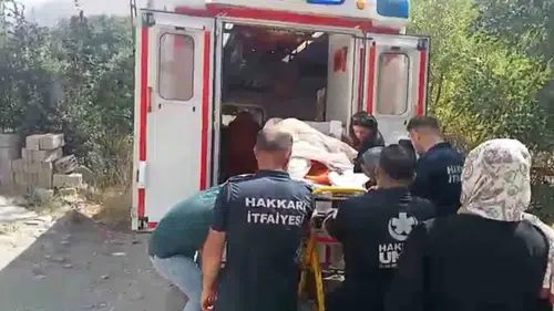 140 kiloluk hasta için itfaiye ekipleri seferber oldu