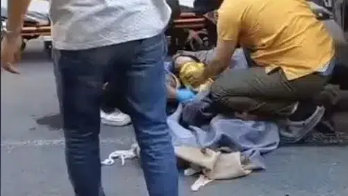 Küçükçekmece'de hafriyat kamyonu dehşeti