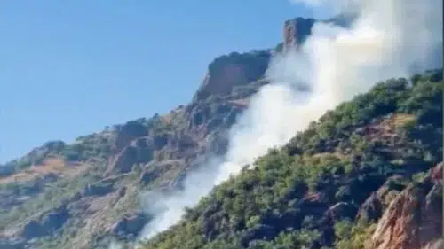 Tunceli'de Munzur Vadisi alevlere teslim oldu