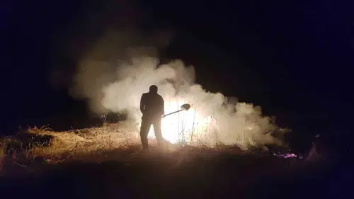 Sivas'ta hasat vakti büyük yangın paniği