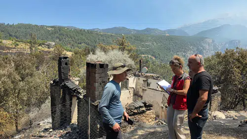 Muğla’da yanan tarım arazilerinin zararı hesaplanıyor