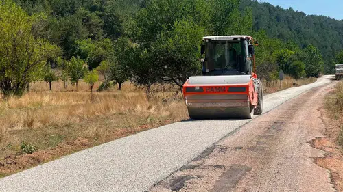 Keles yollarında genişletme çalışması başladı