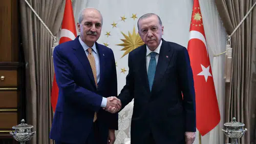 Erdoğan ve Kurtulmuş Beştepe’de bir araya geldi