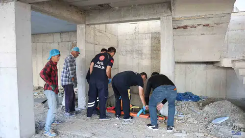 Nevşehir'de inşaat denetimi yapan mühendis boşluğa düşerek ağır yaralandı