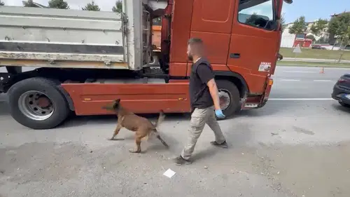 Samsun polisine tır operasyonunda 7 kilo metamfetamin yakalattı