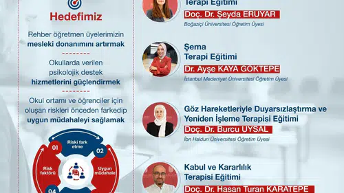 Okullarda şiddete karşı rehber öğretmenlere özel terapi eğitimi