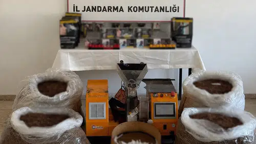 Döşemealtı’nda kaçak tütün baskını