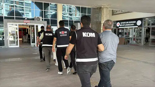 Edirne merkezli operasyonda şüphelilerin rahat tavırları tepki çekti