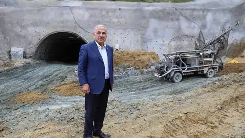 Ordu çevre yolunda tünel ve viyadük çalışmaları yeniden hız kazandı