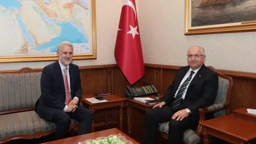 Bakan Güler Romanya heyetiyle bir araya geldi