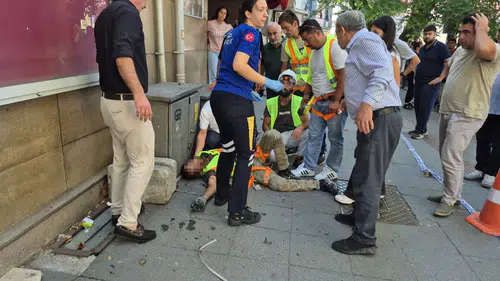 Zonguldak'ta korkunç kaza: Çatıdan düşen işçi yaşam mücadelesi veriyor