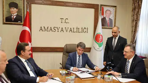 Amasya sanayisinde yeni dönem: Gümüşhacıköy için imzalar atıldı