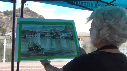 Osmancık’ın tarihi dokusu beş ülkeden gelen sanatçıların fırçasıyla ölümsüzleşti
