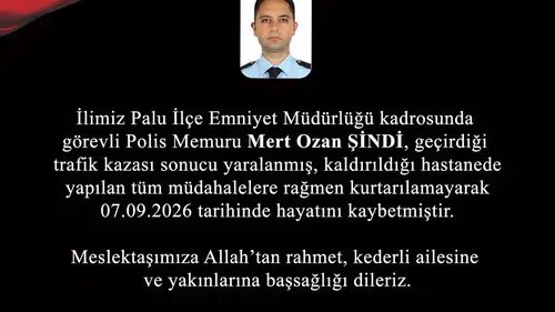Palu Emniyet Teşkilatını Yasa Boğan Kayıp: Genç Polis Memuru Kazaya Yenik Düştü