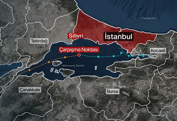Marmara'daki gemi kazasında bilirkişi raporu ortaya çıktı