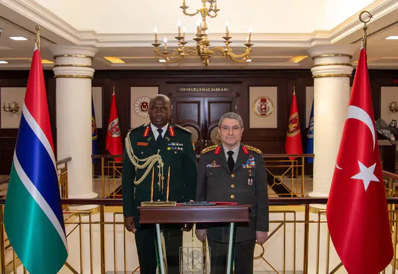 Ankara'da kritik savunma diplomasisi: Gambiyalı komutan ile stratejik temas