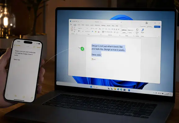iPhone ve Windows arasında kopyala-yapıştır dönemi başlıyor