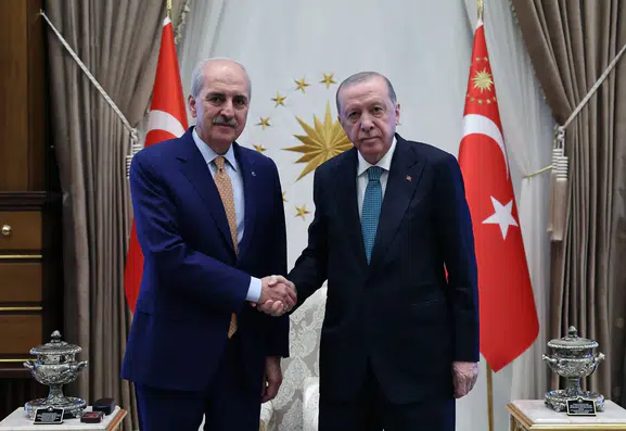 Erdoğan ve Kurtulmuş Külliye’de bir araya geldi