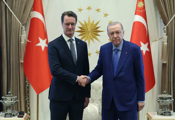 Külliye'de kritik temas: Erdoğan'dan Alman eyalet başbakanına kabul