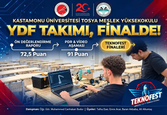 Kastamonu'nun genç mühendisleri TEKNOFEST sahnesinde devleşiyor