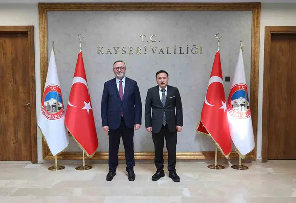 Kayseri'de kritik temas: Bakan Yardımcısı Yılmaz'dan Vali Çiçek'e çalışma ziyareti