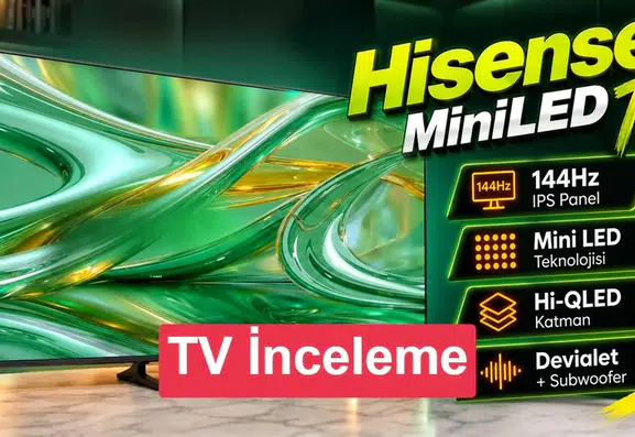 Dev ekranlarda sinema ve oyun keyfini yeniden tanımlayan teknoloji: Hisense 75E8S mercek altında