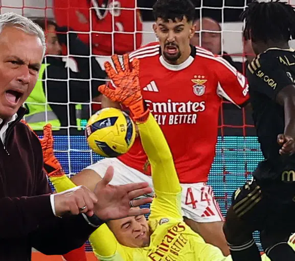 Benfica son saniye yıkıldı: Jose Mourinho hakemin üzerine yürüdü