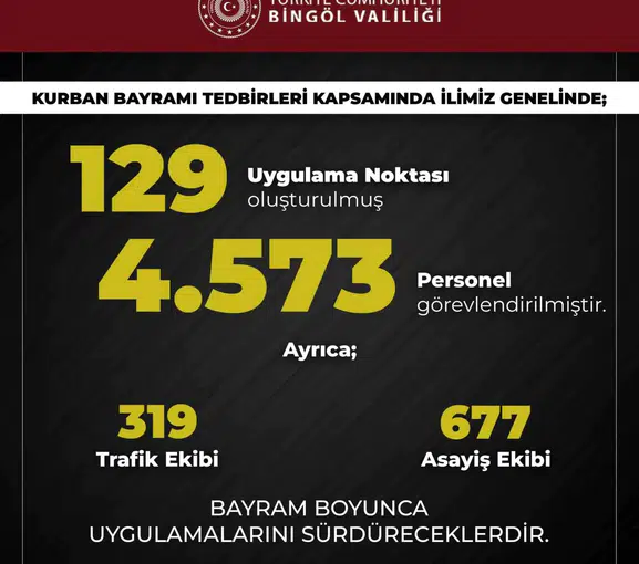 Bingöl yollarında bayram hazırlığı tamamlandı