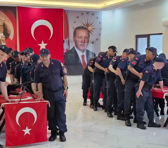 Karaman'da özel bireyler için temsili askerlik gururu