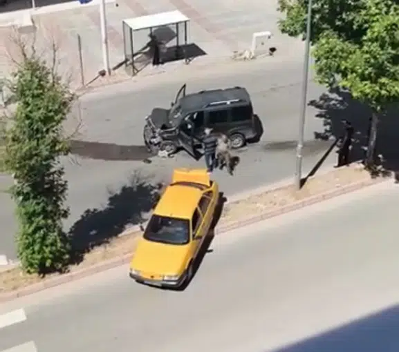 Elazığ’da trafik kazası Bir sürücü hastanelik oldu