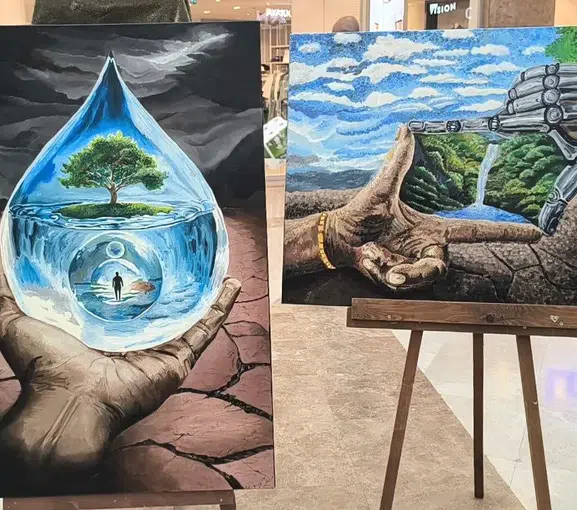 Osmaniyeli gençlerden doğa için sanat dokunuşu