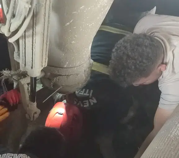 Nevşehir'de iş kazası Makineye sıkışan işçi yaşam mücadelesi veriyor