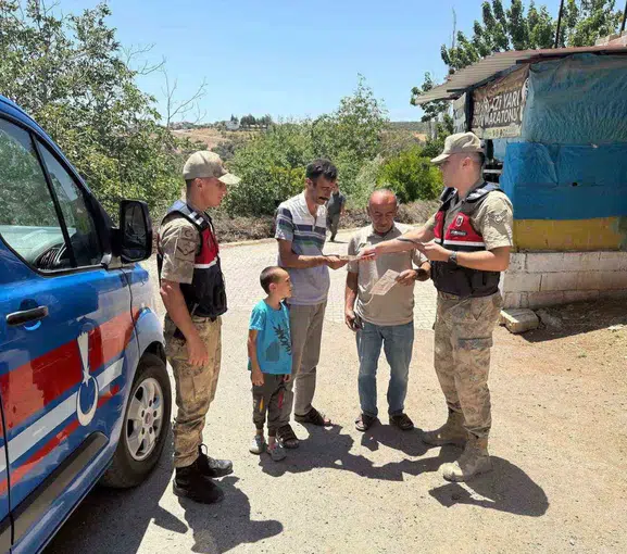 Kilis'te jandarmadan okul servislerine sıkı denetim