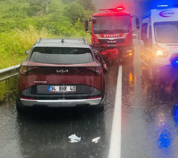 Ordu’da sağanak yağış zincirleme kazaya neden oldu?