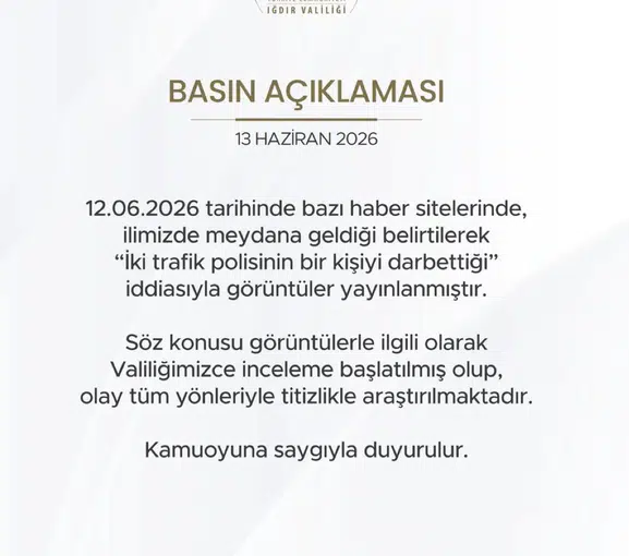 Iğdır’da polisin vatandaşı darbettiği görüntüler incelemeye alındı
