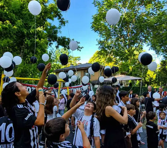 Düzceli Beşiktaşlılar karne sevincini şenlikle kutladı