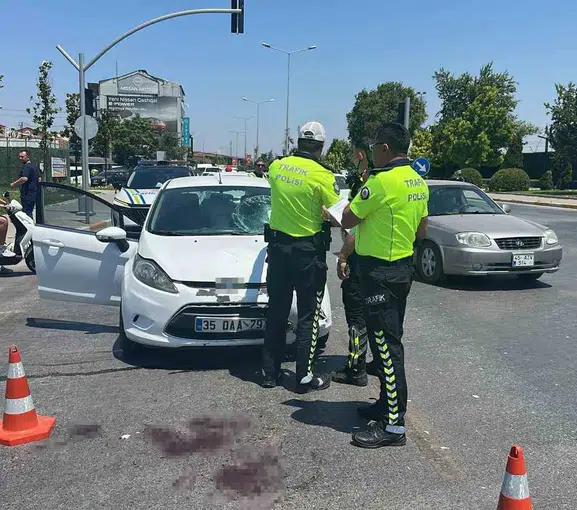 Balıkesir Gazi Bulvarı’nda motosiklet kazası