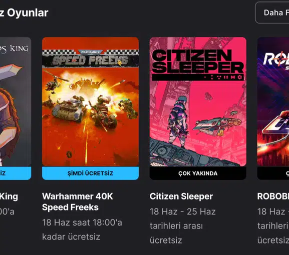 Epic Games Store iki yeni oyun hediye ediyor
