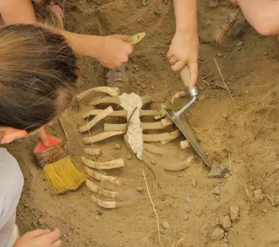 Zonguldaklı çocuklar toprak altındaki tarihi keşfe çıktı