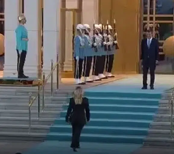 Erdoğan Külliye’de liderleri ağırladı