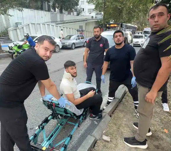 Samsun'da trafikte ani manevra kazaya yol açtı